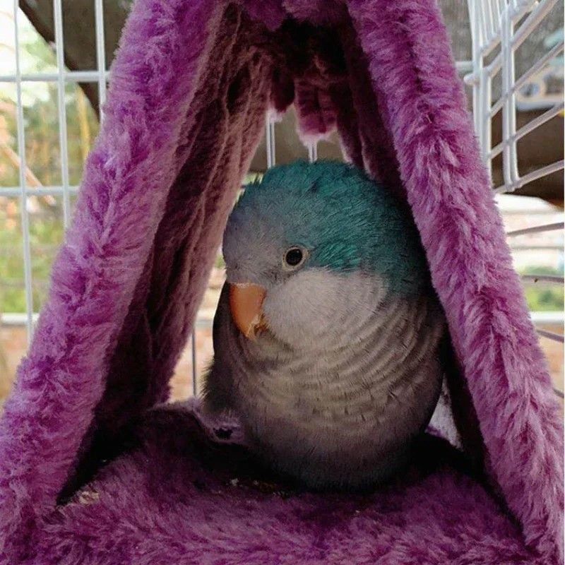 CozyHover Bird Hammock Tent  Sleeping Hut For Cage  Warm Parrot Bed  Nest Retreat 2