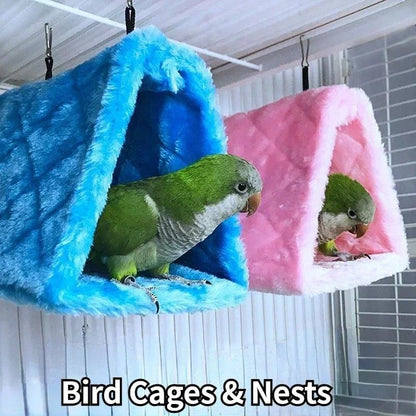 CozyHover Bird Hammock Tent  Sleeping Hut For Cage  Warm Parrot Bed  Nest Retreat 3