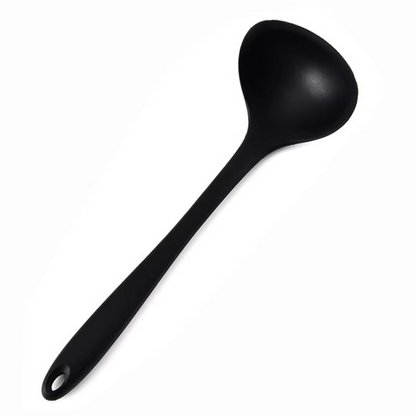 Heat Resistant Large Soup Ladle Silicone Ladles Soup Spoons Nonstick Long Handle For Home Kitchen C 6