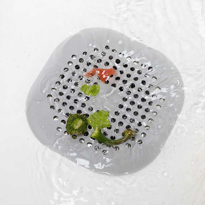 Floor Drain Mat, Square Silicone Floor Drain Sticker Bathroom, Sewer Hair Filter Drain Cover Home Bathroom