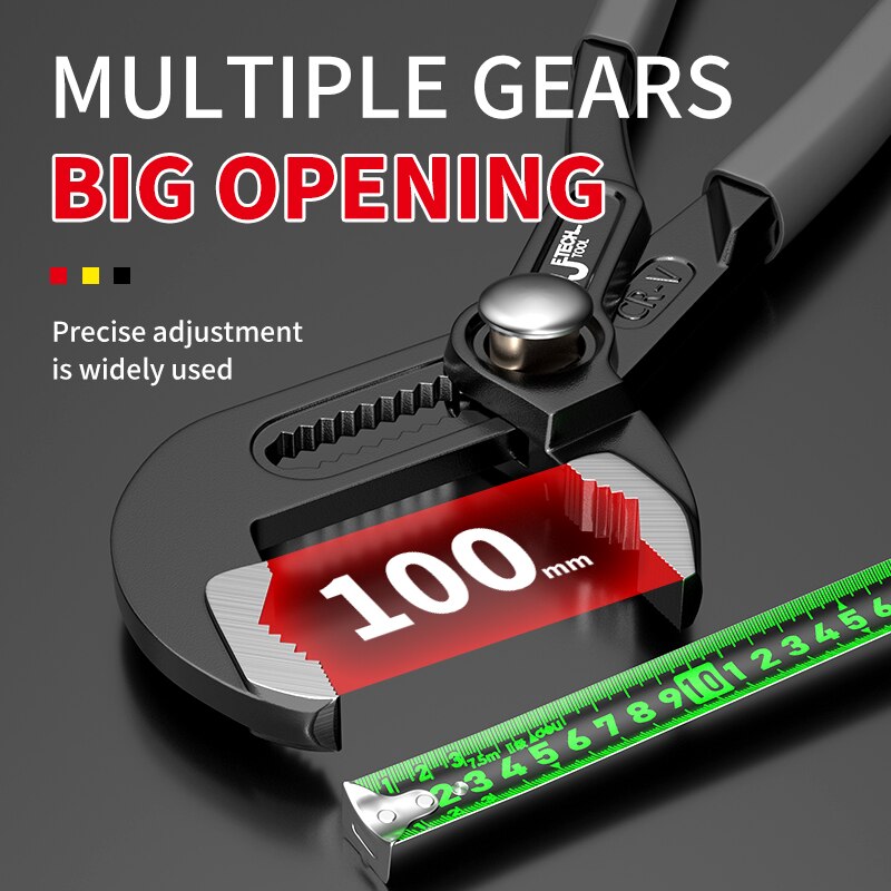 Water Pump Pliers Quick Release Plumbing Pliers Pipe Wrench Adjustable Water Pipe Clamp Pliers Hous 1