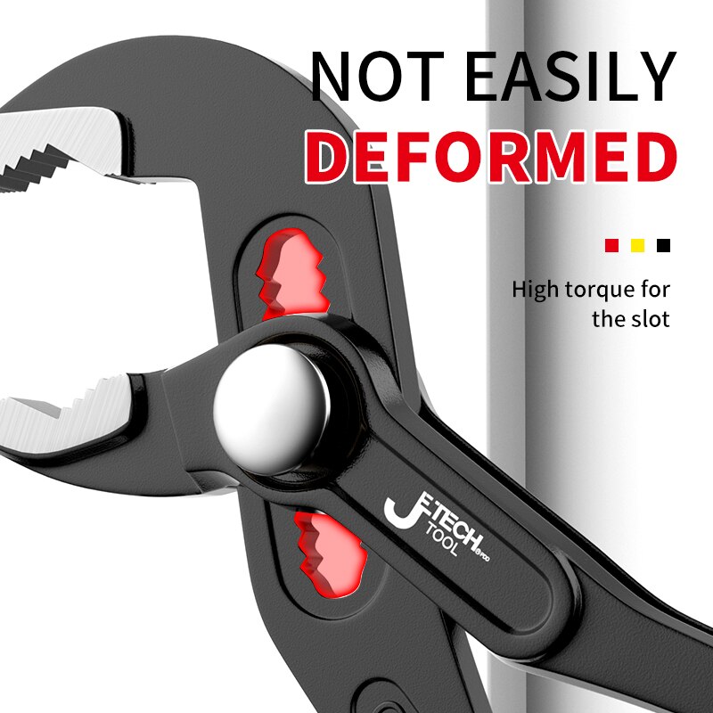 Water Pump Pliers Quick Release Plumbing Pliers Pipe Wrench Adjustable Water Pipe Clamp Pliers Hous 2