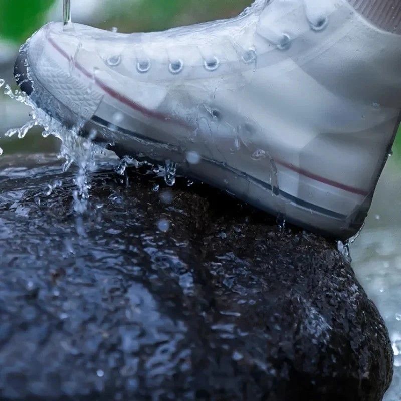 WeatherGuard Reusable Silicone Rain Shoe Cover – Non-Slip Waterproof Overshoe Protector