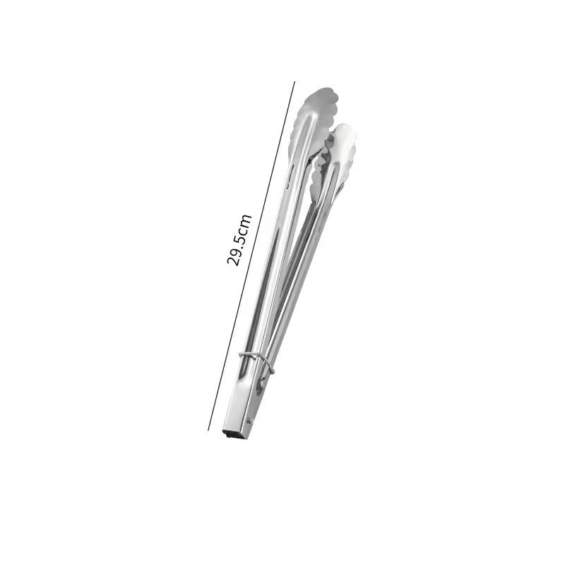 Stainless Steel Kitchen Food Tongs – Cooking, BBQ & Buffet Utensil