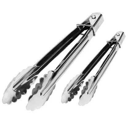 Stainless Steel Kitchen Food Tongs  Cooking BBQ  Buffet Utensil 4