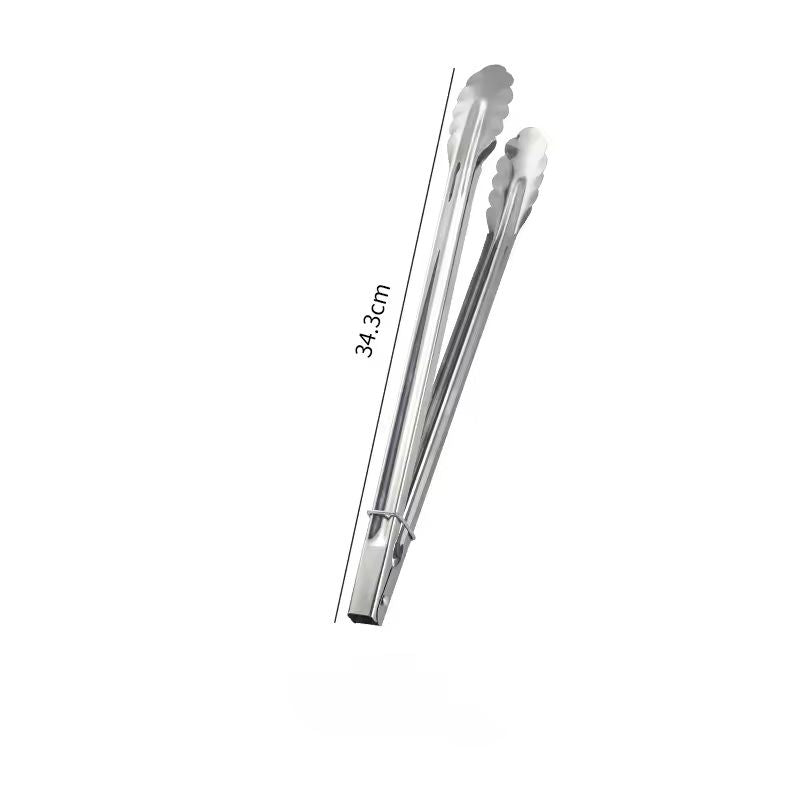 Stainless Steel Kitchen Food Tongs  Cooking BBQ  Buffet Utensil 5