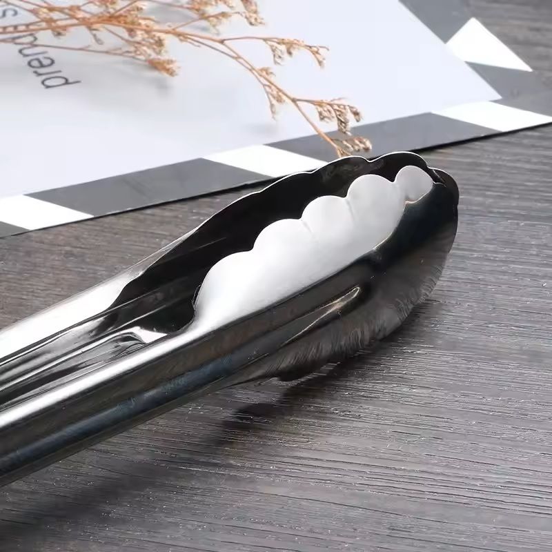 Stainless Steel Kitchen Food Tongs  Cooking BBQ  Buffet Utensil 6