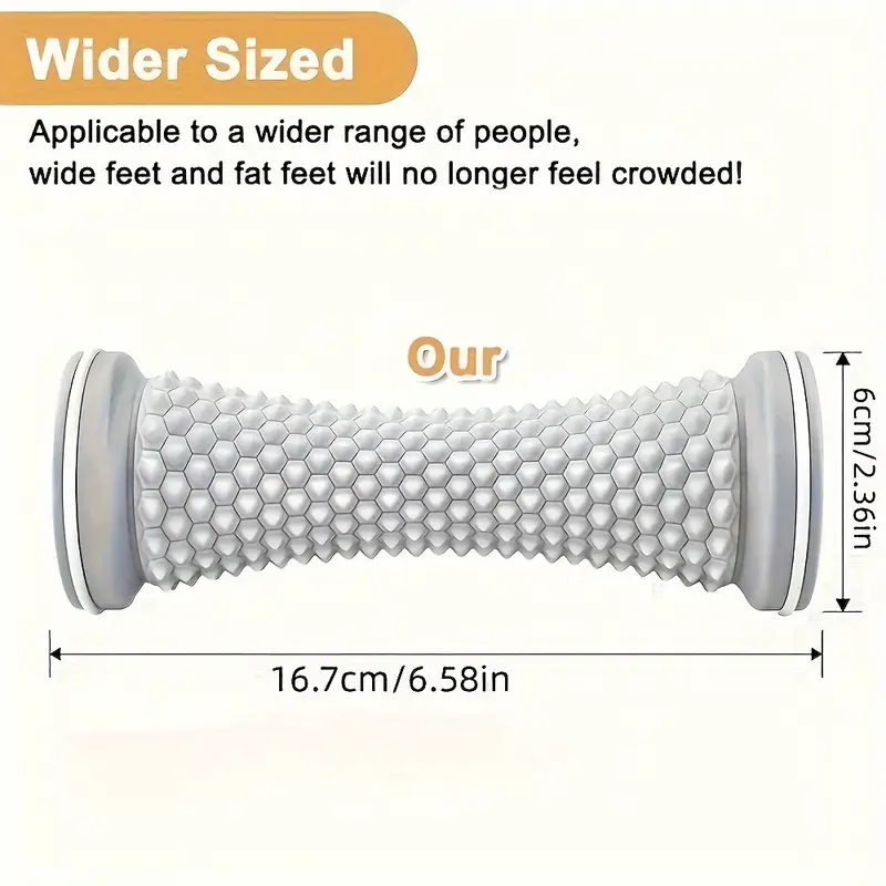 Durable Plastic Manual Foot Massager Rollers, Deep Tissue Relief, Targeted Arch Pain, Muscle Relaxation Care Tool