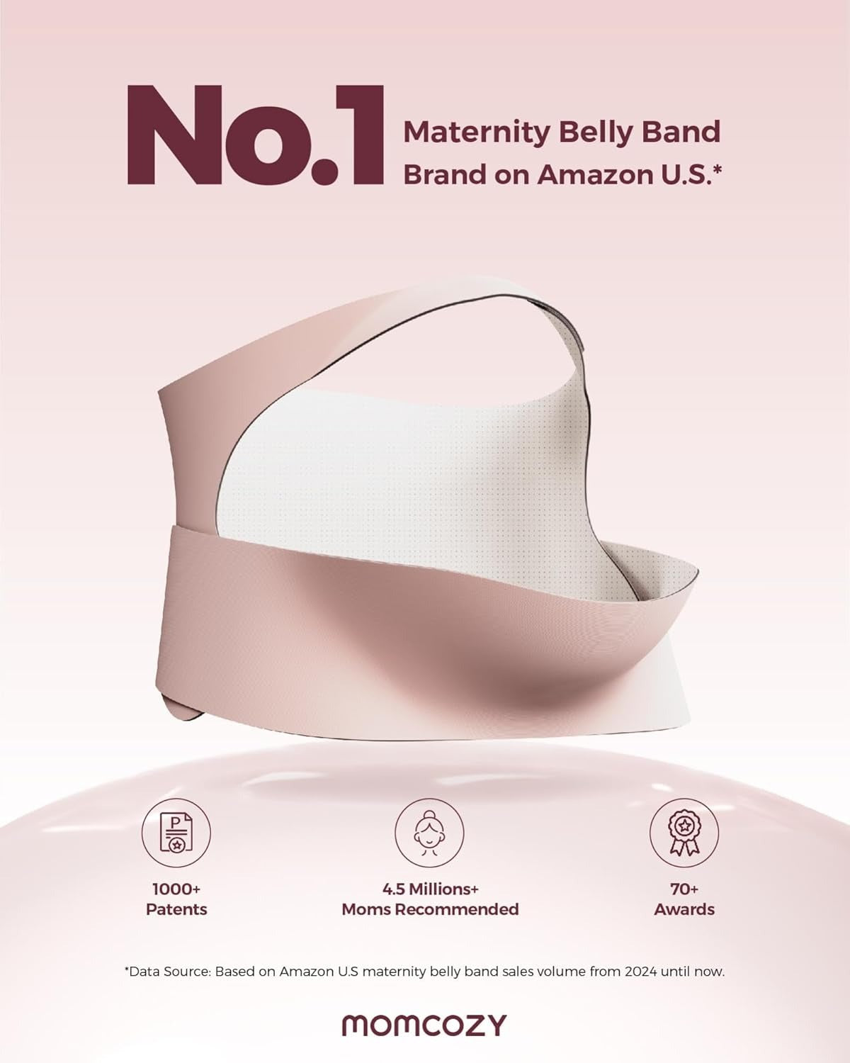 Pregnancy Belly Band Ultimate Maternity Support Invisible Pregnancy Belt Sciatica Relief Ergonomic  1