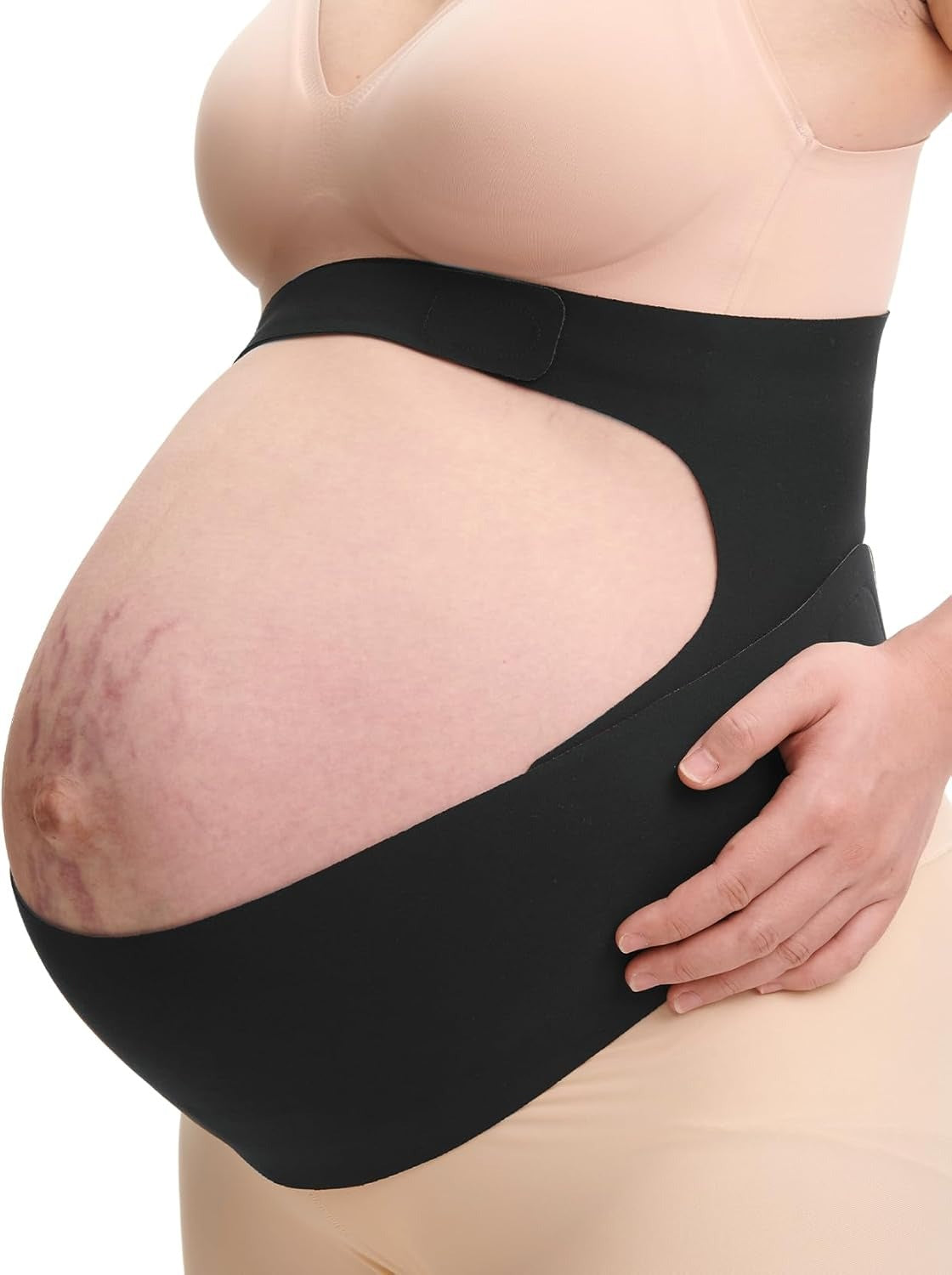 Pregnancy Belly Band Ultimate Maternity Support Invisible Pregnancy Belt Sciatica Relief Ergonomic  6