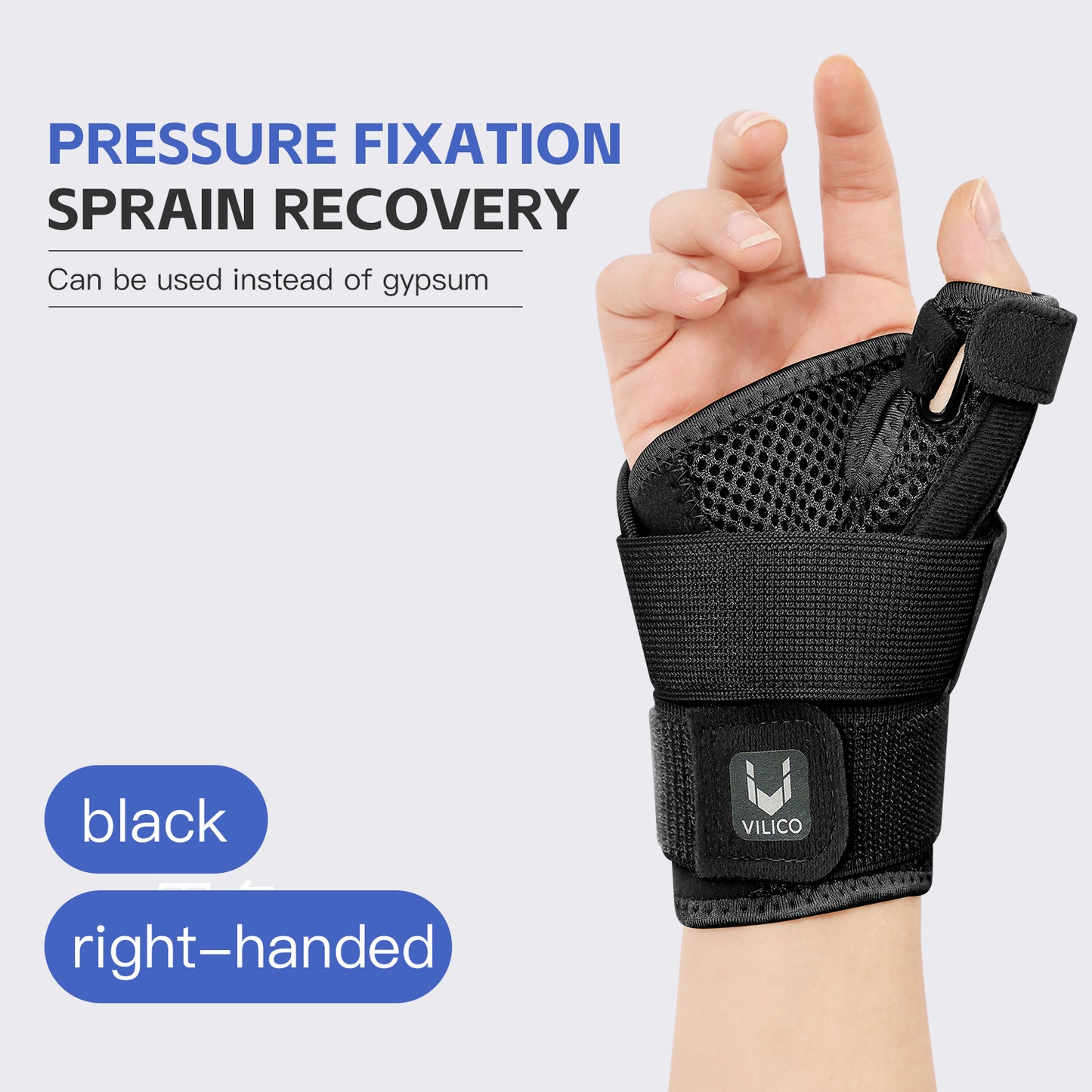 Breathable Thumb Protector Guard Fits Flexible Splint Wrist Thumb Support Brace For Tendonitis Arth 5