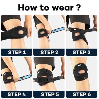Professional Grade Equipment Knee Protectors, Essential Knee Protection Meniscus Professional Support for Sports