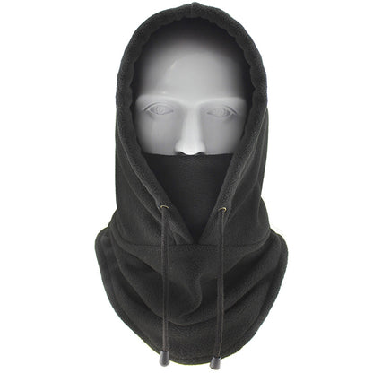 Winter Thermal Neck Warmer Outdoor Fleece Balaclava Scarf Skiing Face Mask Snood Hood Hat Windproof 6