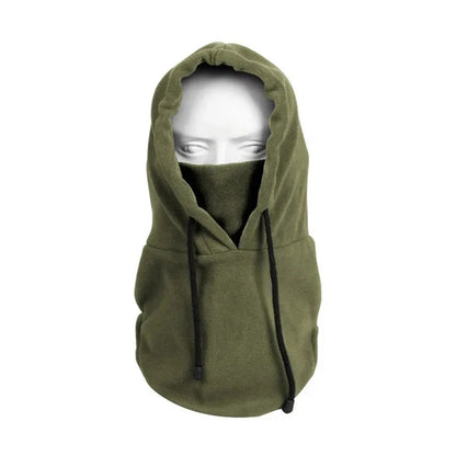 Winter Thermal Neck Warmer Outdoor Fleece Balaclava Scarf Skiing Face Mask Snood Hood Hat Windproof 4