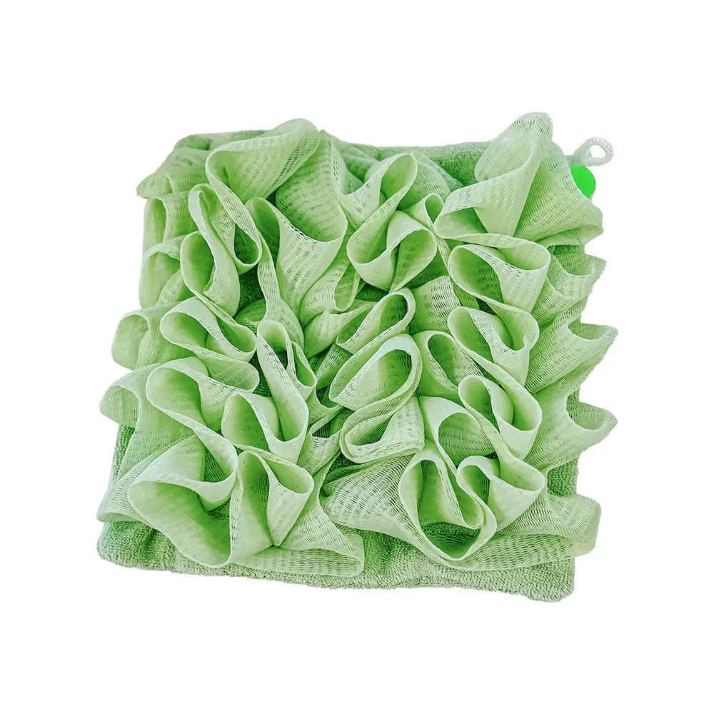 Soft Exfoliating Mesh Bath Ball Towel Loofah With Drawstring Bathing Tool Shower Sponge Skin Care 6