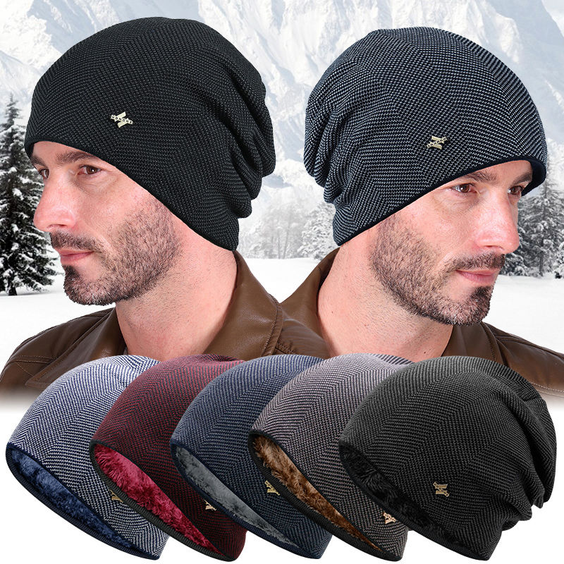Fashion Men And Women Beanie Hats Hot Sale Unisex Warm Winter Hat Outdoor Sports Ski Thick Knitted  4