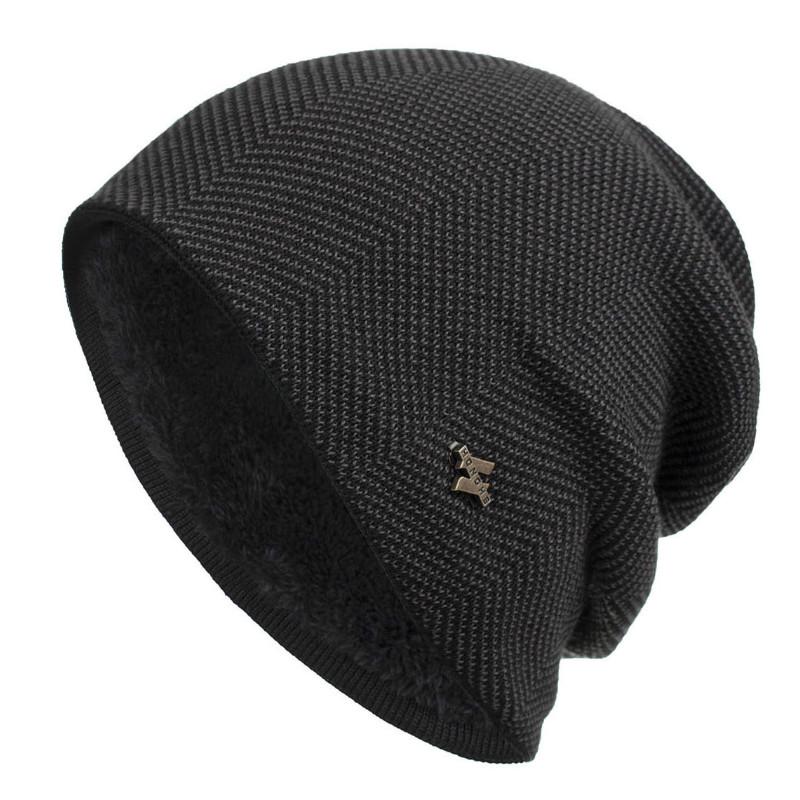 Fashion Men And Women Beanie Hats Hot Sale Unisex Warm Winter Hat Outdoor Sports Ski Thick Knitted  8