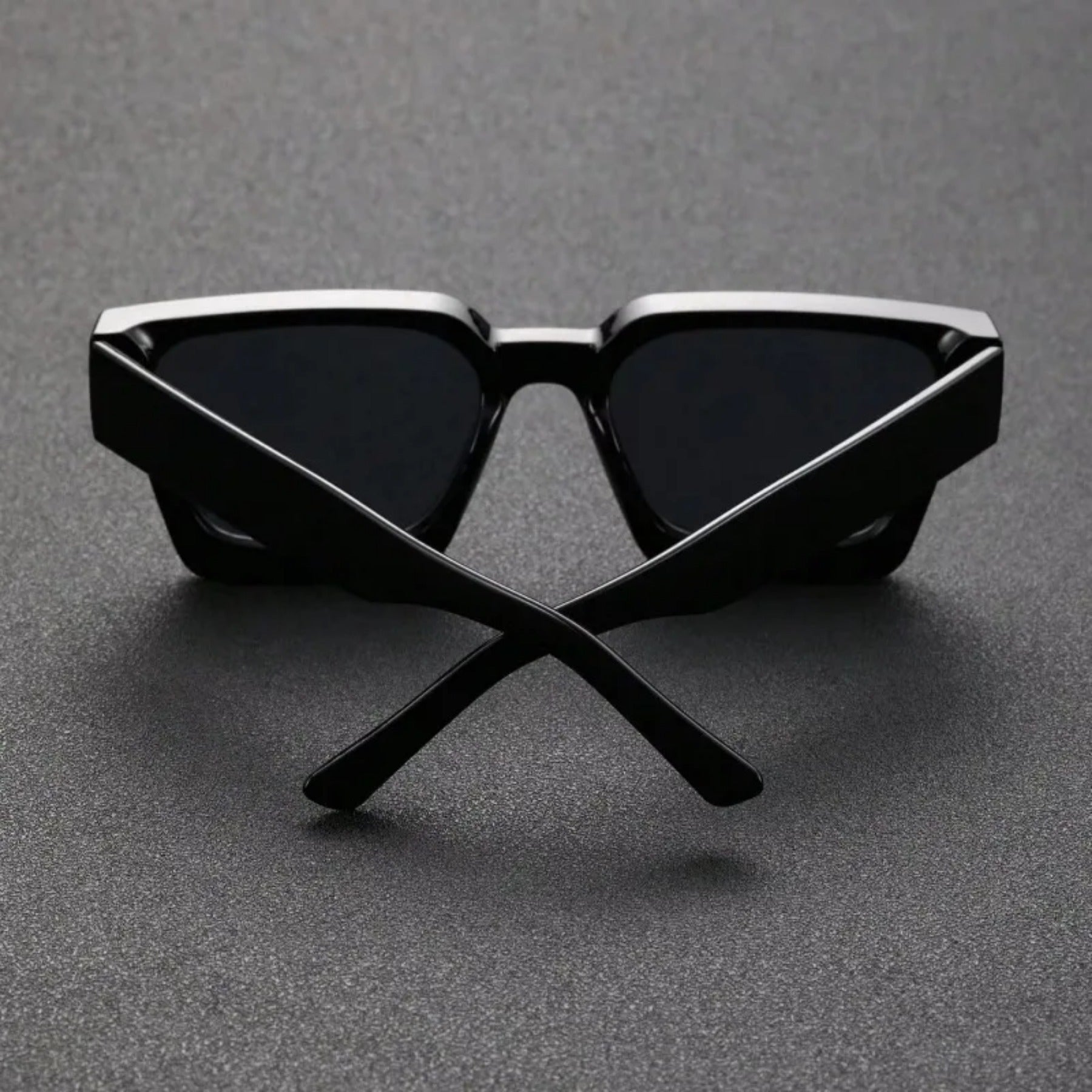 Unisex Plastic Sunglasses, Square Frame Fashion, Street Photography Shades, Beach Trips Driving Accessories