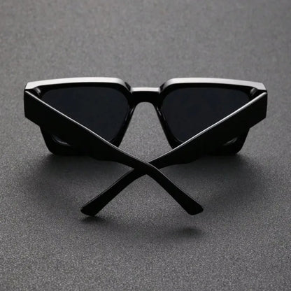 Unisex Plastic Sunglasses, Square Frame Fashion, Street Photography Shades, Beach Trips Driving Accessories