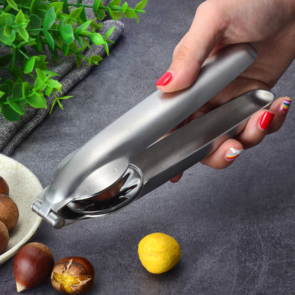 Chestnut Clip Stainless Steel Chestnut Opener Household Multifunctional Peeling Tool Walnut Clip 5