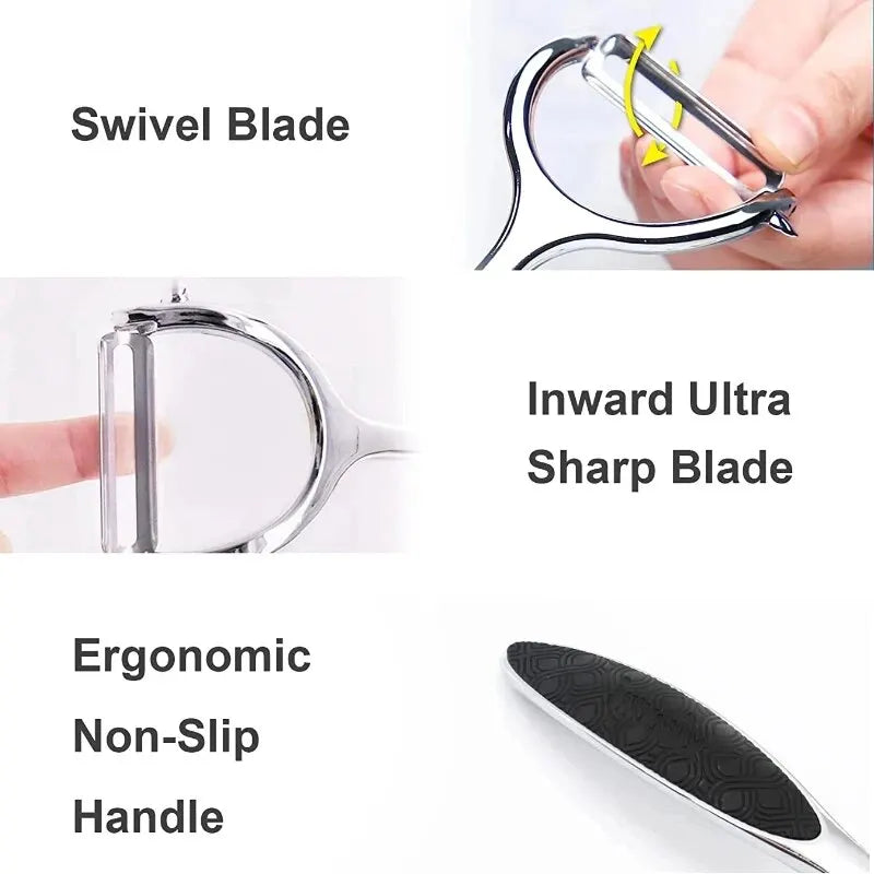 Shop A Versatile Stainless Steel Vegetable Peeler Perfect For Peeling Potatoes Carrots And Fruits 2