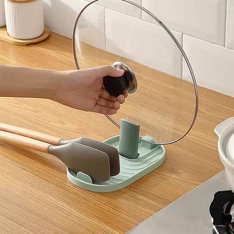 Foldable NordicStyle Pot Lid  Utensil Storage Rack 9