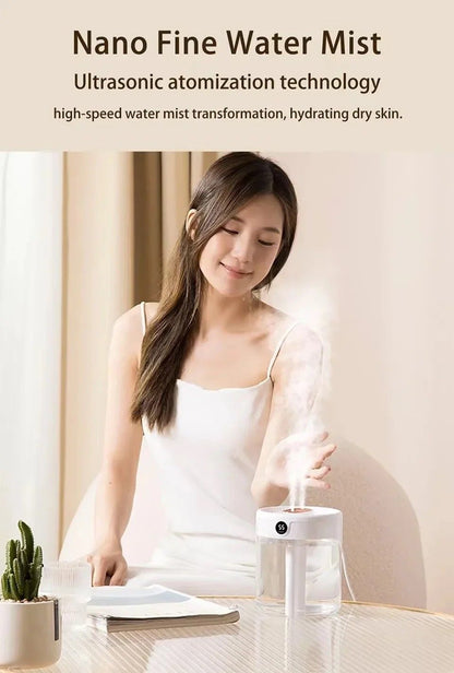HomeMist DualSpray 2 L USB Humidifier With LED Display 10