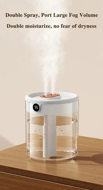 HomeMist DualSpray 2 L USB Humidifier With LED Display 11