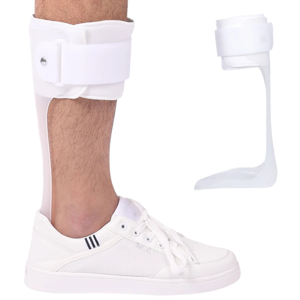 Durable Lightweight Polyethylene Foot Drop Splint, AFO Drop Foot Brace, Rigid Orthosis for Stable Gait Support