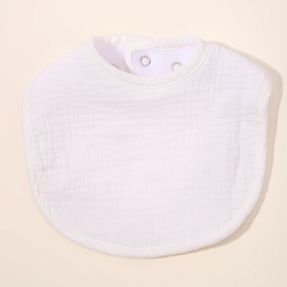 Adjustable Baby Bibs Cotton Thickening Soft Infant Burp Cloths Newborn Bandana Scarf For Feeding An 5