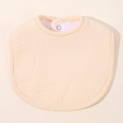 Adjustable Baby Bibs Cotton Thickening Soft Infant Burp Cloths Newborn Bandana Scarf For Feeding An 8
