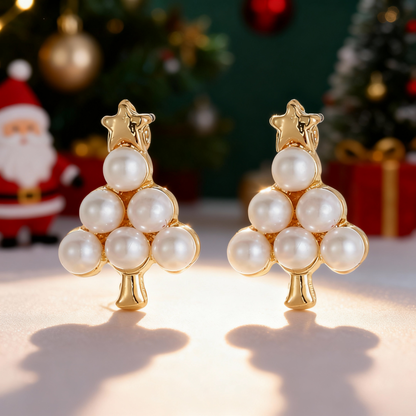 Full Rhinestone Christmas Earrings, Deer, Snowman, Gingerbread, Gift Box, Jewelry for Women & Men