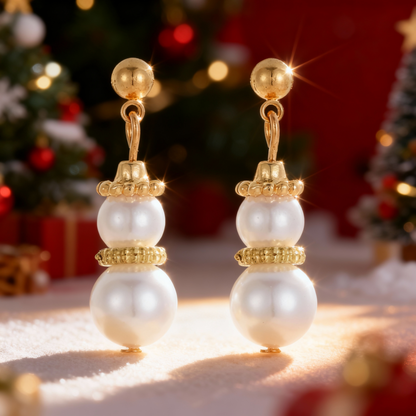 Full Rhinestone Christmas Earrings, Deer, Snowman, Gingerbread, Gift Box, Jewelry for Women & Men