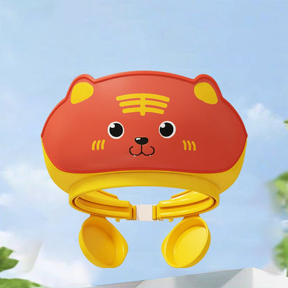 Safety Cute Animal Shape Baby Shower Cap, Soft Ear Protection, Adjustable