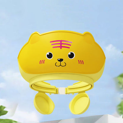 Safety Cute Animal Shape Baby Shower Cap, Soft Ear Protection, Adjustable