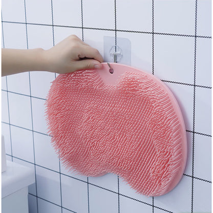 Anti-Slip Suction Cup Exfoliating Foot Brush and Back Scrubber - Body Dirt Removal Tool