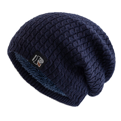 Fashion Slouchy Beanie Hat Warm Fleece Lined Ski Cap Men WomenMen Women Letter Label Ski Sports Cap