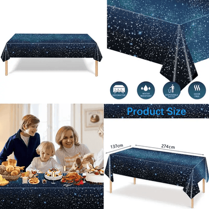 Starry Night Party Tablecloth 1