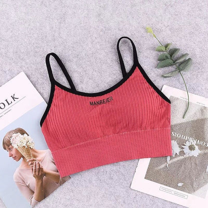 Sports Bra For Women Gym Sexy Crop Top Bra Women Cotton Underwear 2