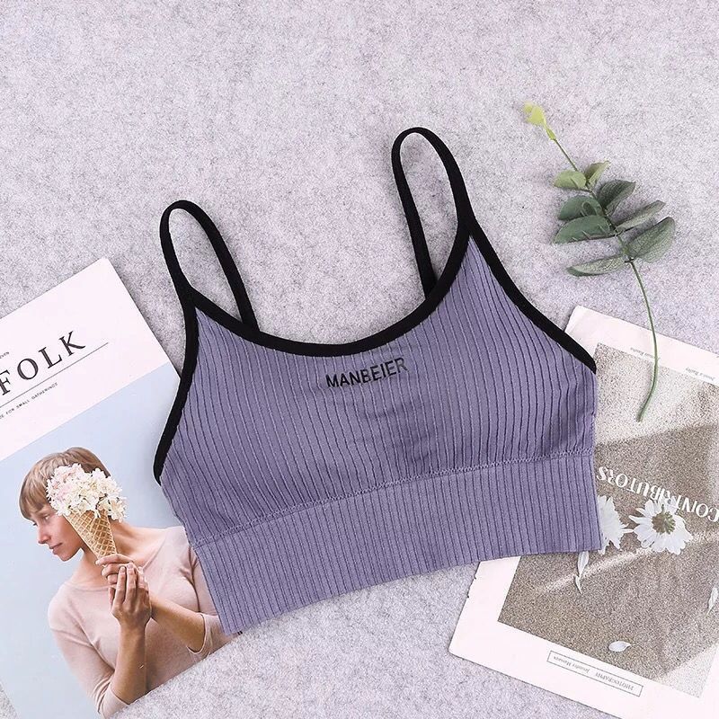 Sports Bra For Women Gym Sexy Crop Top Bra Women Cotton Underwear 5