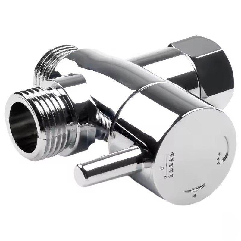 3Way Shower Diverter Valve G12  Universal TripleFunction Switch Adapter For Handheld  Fixed Shower