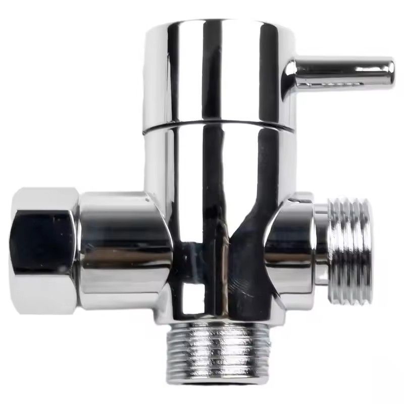 3Way Shower Diverter Valve G12  Universal TripleFunction Switch Adapter For Handheld  Fixed Shower
