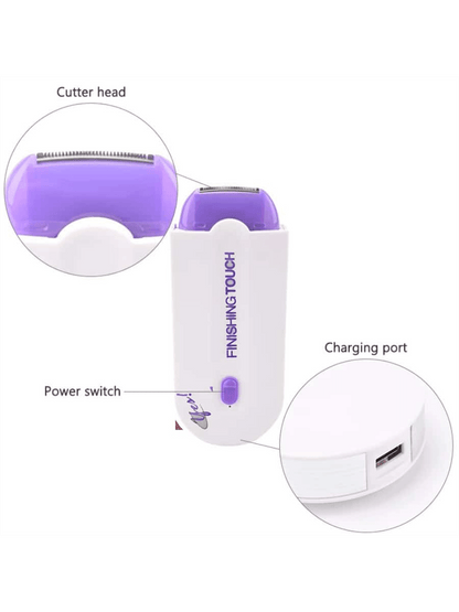 Professional Female Electric Shaver Full Body And Facial Leg Bikini Hair Removal Device Gentle For  1