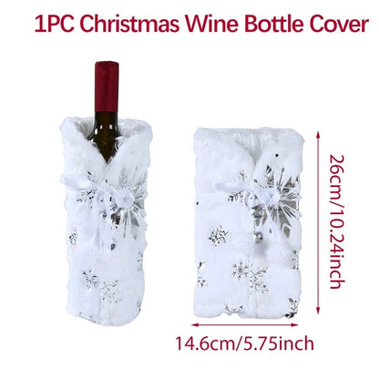 Merry Christmas Wine Bottle Cover Decorations For Home Xmas Cristmas Ornament Xmas Navidad Gifts Ha 7