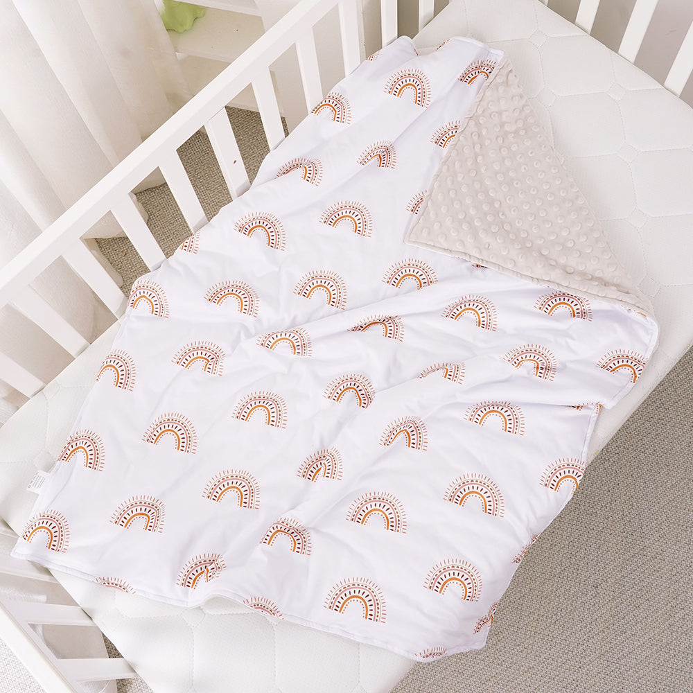 Soft Winter Baby Swaddle Blanket 3 Layers For Newborns 1