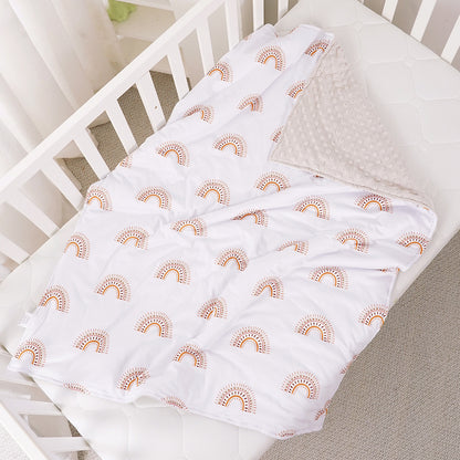Soft Winter Baby Swaddle Blanket 3 Layers For Newborns 1