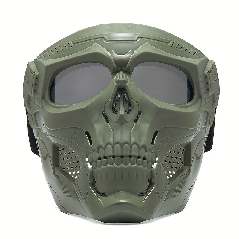 Motorcycle Skull Mask Wind Goggles Outdoor Sports Riding Glasses