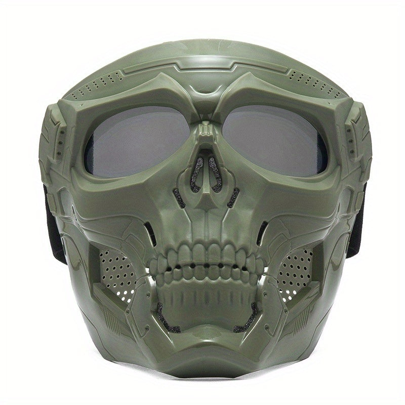 Motorcycle Skull Mask Wind Goggles Outdoor Sports Riding Glasses