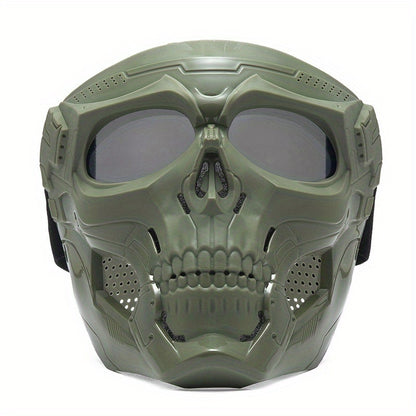 Motorcycle Skull Mask Wind Goggles Outdoor Sports Riding Glasses