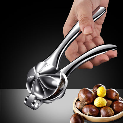 Stainless Steel Chestnut Clip, Nut Cracker Sheller, Kitchen Tool Walnut Pliers Cutter Walnut Pliers Cutter Kitchen Tool